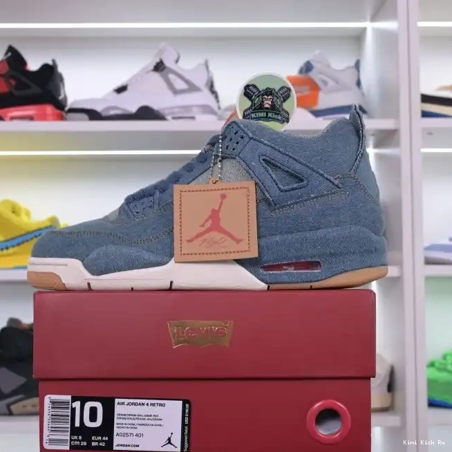 Kimikick Jordan levis Air retro 4 denim Jordan 0703